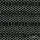 Vescom Rolla Grafite fabric texture features a repeating geometric circle pattern in dark graphite gray with a matte finish.